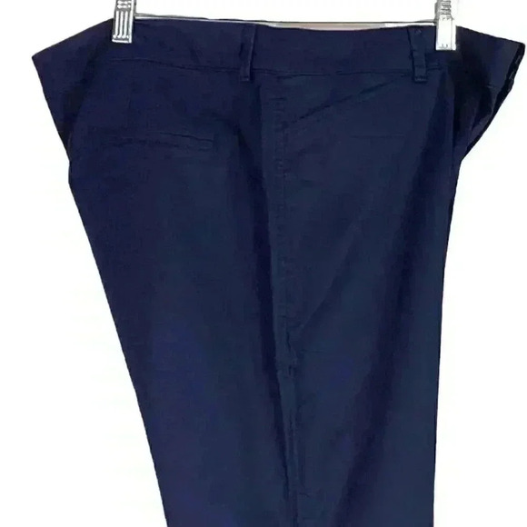 Old Navy Women 16 Blue Pixie Slim Mid Rise Stretch Ankle Length Pants NEW - Picture 6 of 11